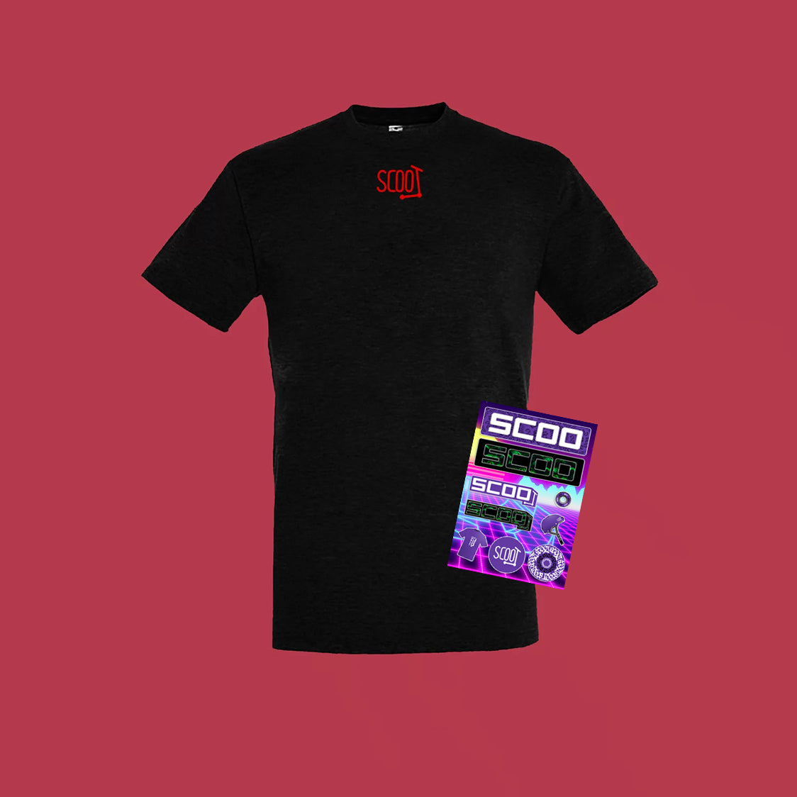 Футболка «SCOO RED» Чорна