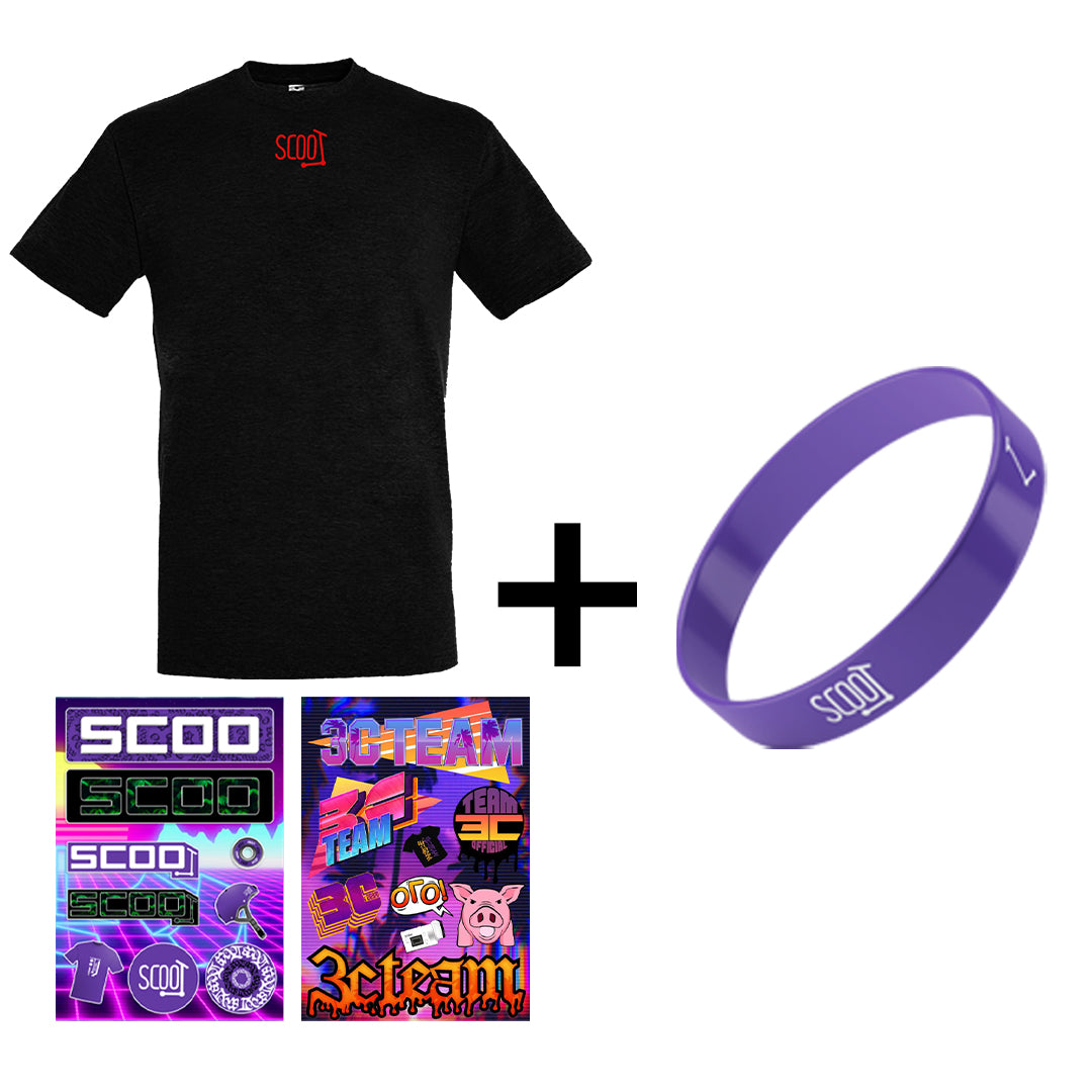 Футболка «SCOO RED» Чорна