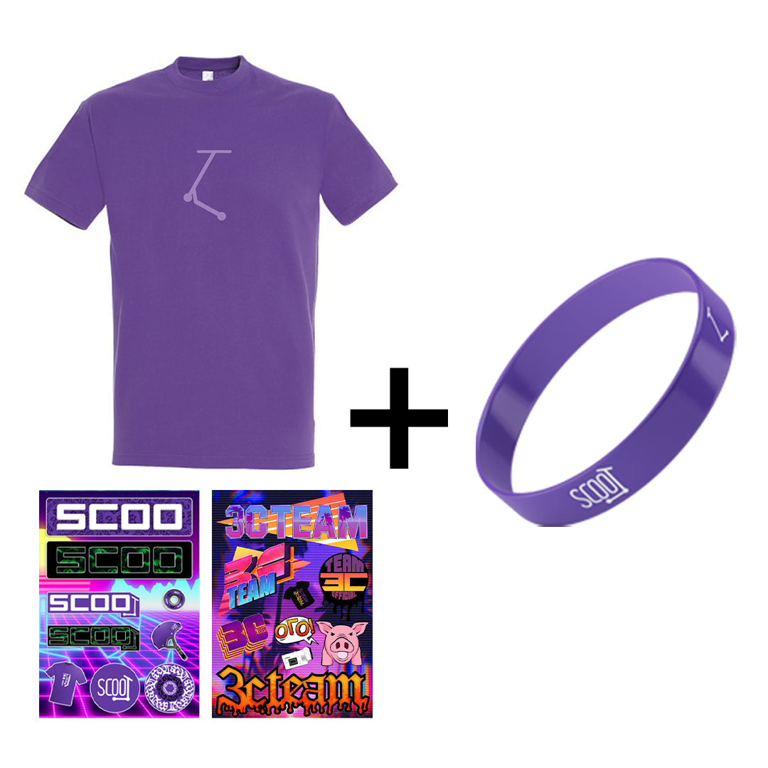 «Scoot» T-Shirt - Purple